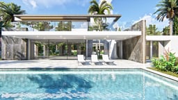 Sophisticated luxury modern villa within walking distance of the beach, Las Rotas in Denia
