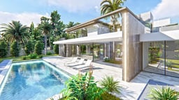 Sophisticated luxury modern villa within walking distance of the beach, Las Rotas in Denia