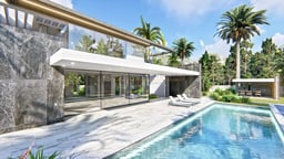 Sophisticated luxury modern villa within walking distance of the beach, Las Rotas in Denia