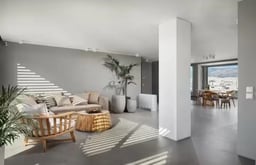 Modern 2-Bed Penthouse with Sea Views, Spacious Terrace & Stylish Bathroom