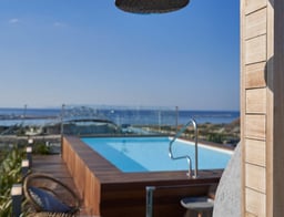Modern 2-Bed Penthouse with Sea Views, Spacious Terrace & Stylish Bathroom