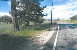 Countryside plot with mountain views and road access for sale