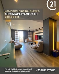 3-room apartment for sale in Durres