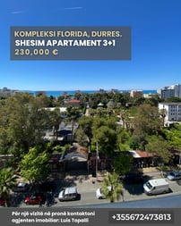 3-room apartment for sale in Durres