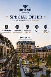 Apartment for Sale in Abbasağa, Beşiktaş